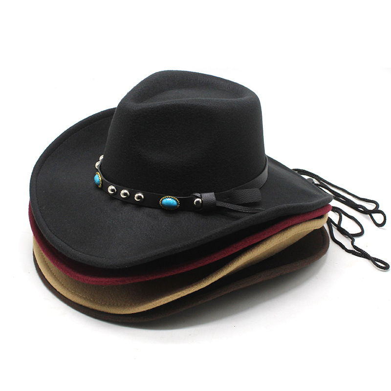 Go Ethnic Fashion - Außenhandelsstil, Westernregion, Cowboyhut, Herren- und Damenmode,