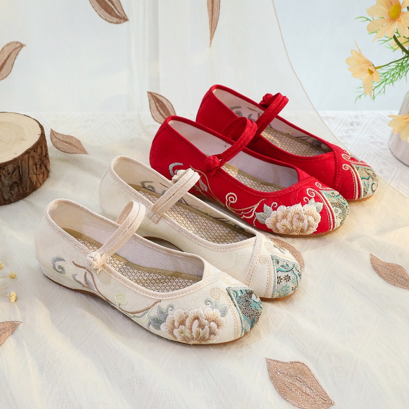 New Ethnic Fashion - Freizeitschuhe für Damen, Modisch, Vintage, Elegant,