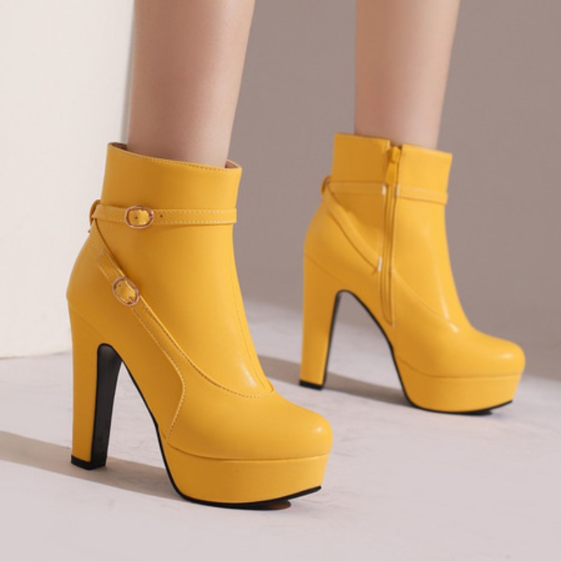 Mode Plattform Stiefel Frauen  – Ethnic Modern Fashion Bewertung und Preis