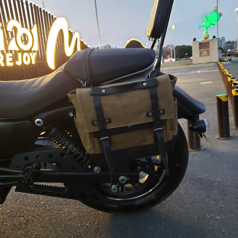 Vintage Motorrad Satteltasche  – Ethnic Fashion India Bewertung und Preis