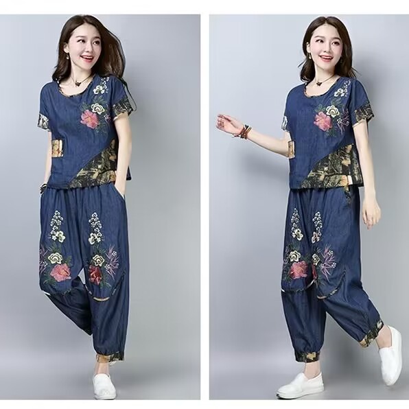 Ethno-Stil Plus Size Damenanzu – New Ethnic Fashion Bewertung und Preis
