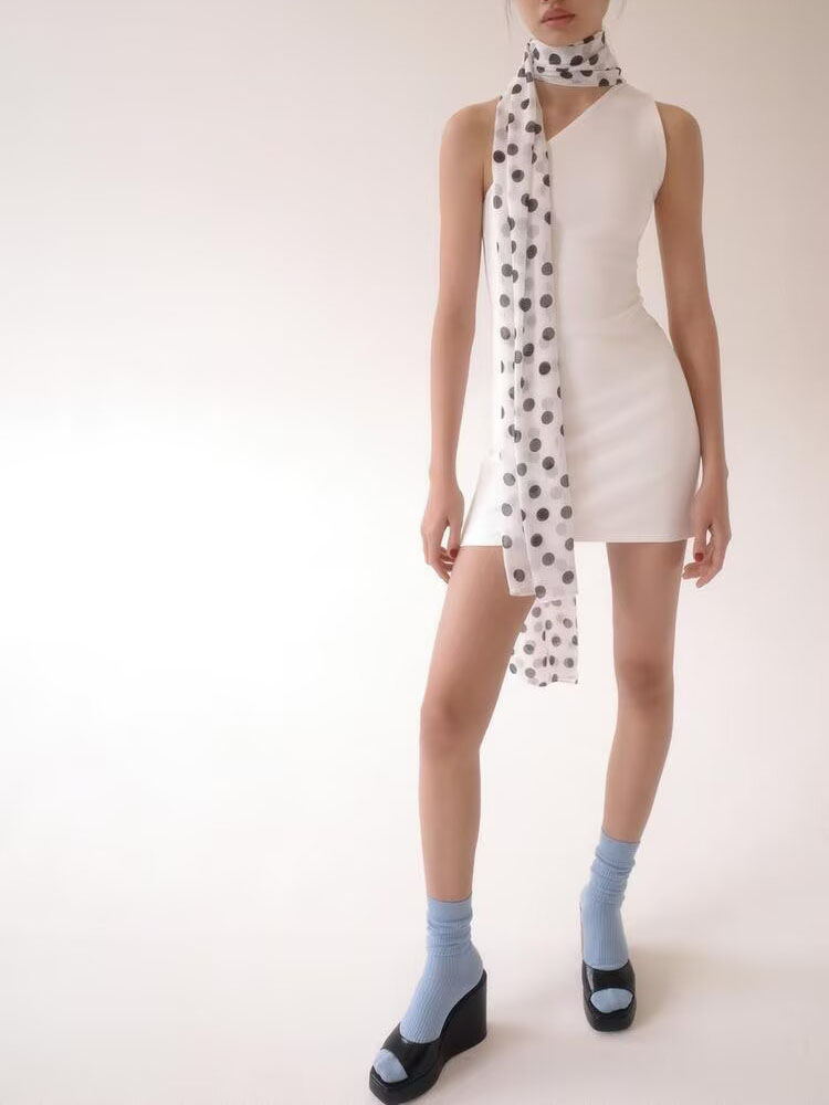 Sommer Neuheit Polka-Dot-Schal – New Ethnic Fashion Bewertung und Preis
