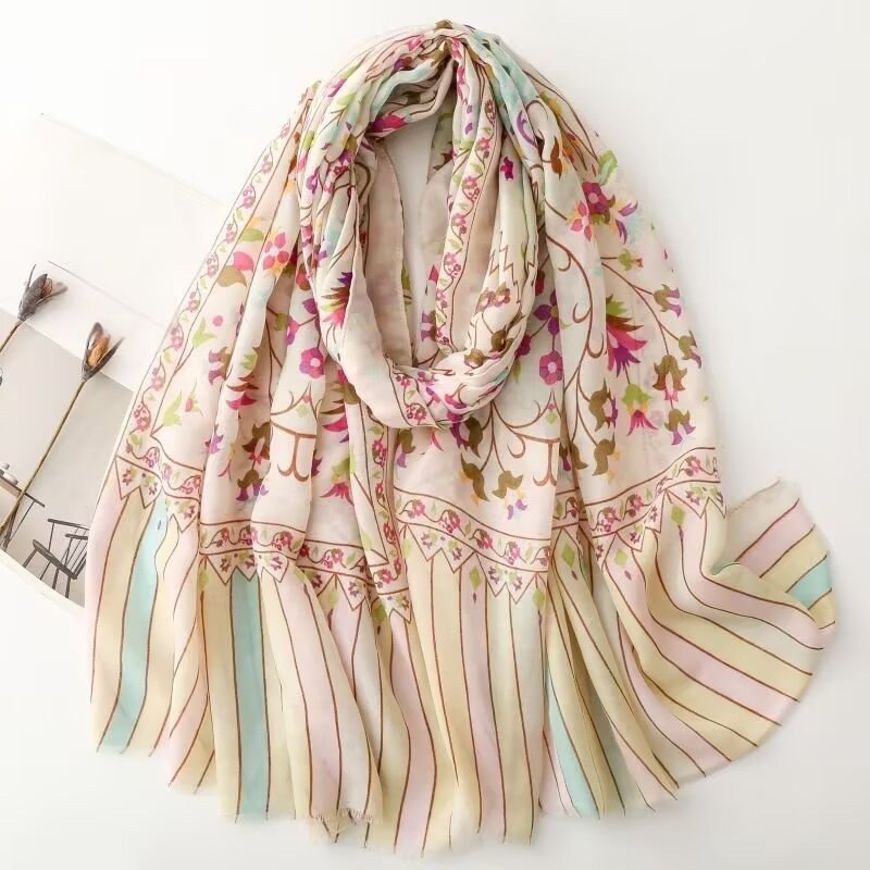 1 neuer bedruckter Schal aus B – Go Ethnic Fashion Bewertung und Preis